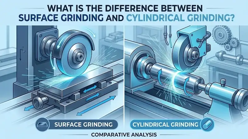เจียรราบ vs เจียรกลม คืออะไร? สรุปเทคนิคงานเจียรไน (Grinding) ให้ได้ผิวโลหะเรียบเนียนระดับไมครอน