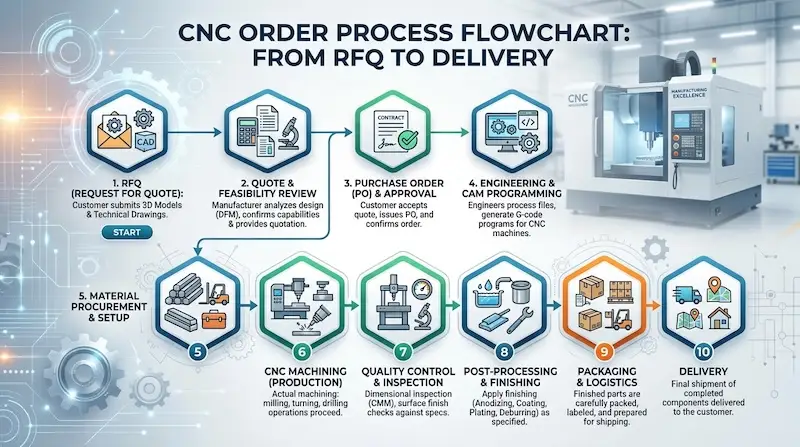 สรุปขั้นตอนรับผลิตชิ้นส่วนโลหะอุตสาหกรรม ตั้งแต่งานขึ้นรูป CNC จนถึงการแพ็คสินค้า (Packing) อย่างปลอดภัย